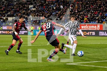 2023-03-10 - Gabriele Zappa of Cagliari Calcio, Goal - CAGLIARI CALCIO VS ASCOLI CALCIO - ITALIAN SERIE B - SOCCER