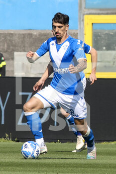 18/03/2023 - Emanuele Ndoj of Brescia FC during Brescia FC vs Genoa CFC, 30° Serie BKT 2022-23 game at Mario Rigamonti stadium in Brescia, Italy, on March 18, 2023. - BRESCIA CALCIO VS GENOA CFC - SERIE B - CALCIO