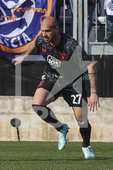 18/03/2023 - Stefano Sturaro of Genoa CFC during Brescia FC vs Genoa CFC, 30° Serie BKT 2022-23 game at Mario Rigamonti stadium in Brescia, Italy, on March 18, 2023. - BRESCIA CALCIO VS GENOA CFC - SERIE B - CALCIO