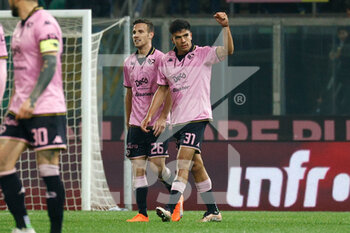 17/03/2023 - Giuseppe Aurelio (Palermo) celebrates after scoring the gol of 4-2 - PALERMO FC VS MODENA FC - SERIE B - CALCIO