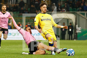 17/03/2023 - Edoardo Duca (Modena) and Dario Saric (Palermo) - PALERMO FC VS MODENA FC - SERIE B - CALCIO