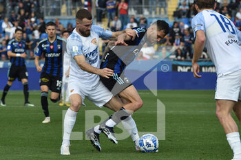 18/03/2023 - Marius Marin (Pisa) thwarted by Nermin  Karic (Benevento) - AC PISA VS BENEVENTO CALCIO - SERIE B - CALCIO