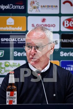 2023-04-01 - Claudio Ranieri Mister of Cagliari Calcio, Conferenza Stampa - CAGLIARI CALCIO VS FC SUDTIROL - ITALIAN SERIE B - SOCCER