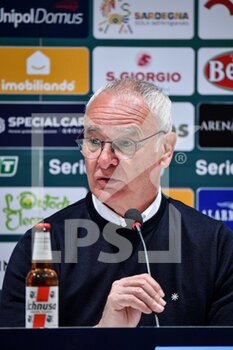 2023-04-01 - Claudio Ranieri Mister of Cagliari Calcio, Conferenza Stampa - CAGLIARI CALCIO VS FC SUDTIROL - ITALIAN SERIE B - SOCCER