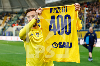 2023-04-01 - Francesco Renzetti (Modena) celebrates 400 professional appearances   - MODENA FC VS AS CITTADELLA - ITALIAN SERIE B - SOCCER