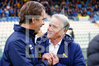 2023-04-01 - Edoardo Gorini (Cittadella) and Attilio Tesser (Modena) - MODENA FC VS AS CITTADELLA - ITALIAN SERIE B - SOCCER
