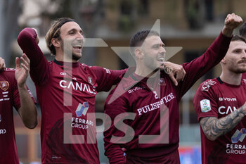 2023-04-10 - Reggina celebrates victory  - REGGINA 1914 VS VENEZIA FC - ITALIAN SERIE B - SOCCER