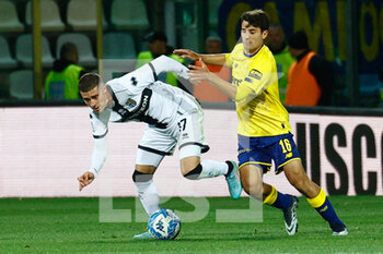 2023-04-14 - Luca Zanimacchia (Parma) and Fabio Gerli (Modena) - MODENA FC VS PARMA CALCIO - ITALIAN SERIE B - SOCCER