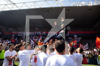 2023-05-06 - Genoa Head Coach Alberto Gilardino Celebrate - GENOA CFC VS ASCOLI CALCIO - ITALIAN SERIE B - SOCCER
