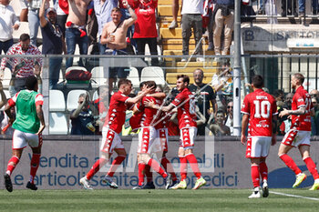 2023-05-06 - Bari celebrates after scoring the gol of 0-1 - MODENA FC VS SSC BARI - ITALIAN SERIE B - SOCCER