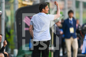2023-05-06 - Massimo Oddo head coach of Spal during the Italian Serie BKT soccer match Palermo FC vs. SPAL at the Renzo Barbera stadium in Palermo, Italy, 6th of May 2023 - PALERMO FC VS SPAL - ITALIAN SERIE B - SOCCER
