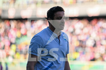 2023-05-06 - Massimo Oddo head coach of Spal shows his disappointment after the Italian Serie BKT soccer match Palermo FC vs. SPAL at the Renzo Barbera stadium in Palermo, Italy, 6th of May 2023 - PALERMO FC VS SPAL - ITALIAN SERIE B - SOCCER