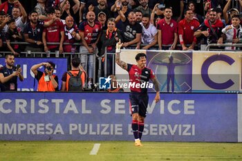 2023-05-27 - Gianluca Lapadula of Cagliari Calcio, Esultanza, Joy After scoring goal, - PLAY OFF - CAGLIARI CALCIO VS VENEZIA FC - ITALIAN SERIE B - SOCCER