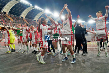 2023-06-02 - SSC Bari celebrates the victory - PLAY OFF - SEMIFINALS - SSC BARI VS FC SUDTIROL - ITALIAN SERIE B - SOCCER