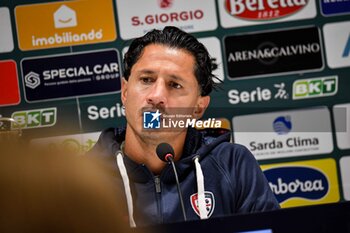 2023-06-08 - Gianluca Lapadula of Cagliari Calcio, Conferenza Stampa, Press Conference - FINAL - CAGLIARI VS BARI - ITALIAN SERIE B - SOCCER