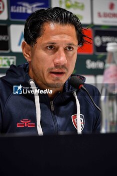 2023-06-08 - Gianluca Lapadula of Cagliari Calcio, Conferenza Stampa, Press Conference - FINAL - CAGLIARI VS BARI - ITALIAN SERIE B - SOCCER