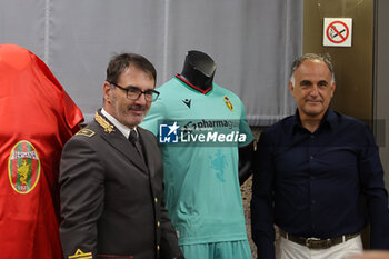 2023-08-05 - Presentation of the new official match shirts of Ternana Calcio for the 2023/24 season
Assessor Marco Schenardi 
fire brigate commander Paolo Nicolucci - PRESENTATION OF THE NEW OFFICIAL MATCH SHIRTS OF TERNANA CALCIO FOR THE 2023/24 SEASON - ITALIAN SERIE B - SOCCER