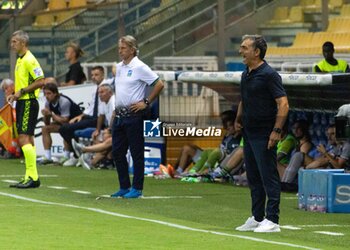 2023-08-20 - Head coaches, Stefano Vecchi(Feralpiso) and Fabio Pecchia(Parma) - PARMA CALCIO VS FERALPISALò - ITALIAN SERIE B - SOCCER