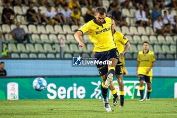 2023-08-26 - Luca Strizzolo (Modena) scores the gol of 1-0 - MODENA FC VS ASCOLI CALCIO - ITALIAN SERIE B - SOCCER