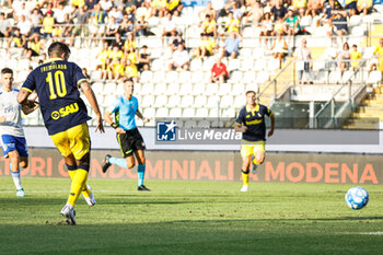 2023-09-02 - Luca Tremolada (Modena) scores the gol of 1-0 - MODENA FC VS AC PISA - ITALIAN SERIE B - SOCCER