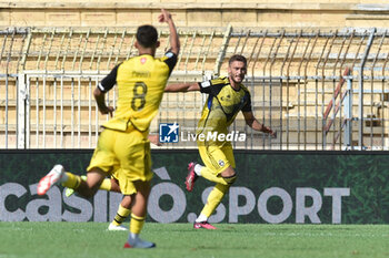 2023-09-23 - Simone Canestrelli (Pisa) celebrates after goal of 0-1 - FERALPISALò VS AC PISA - ITALIAN SERIE B - SOCCER