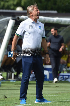 2023-09-23 - Head coach of Feralpisalo' Stefano Vecchi - FERALPISALò VS AC PISA - ITALIAN SERIE B - SOCCER