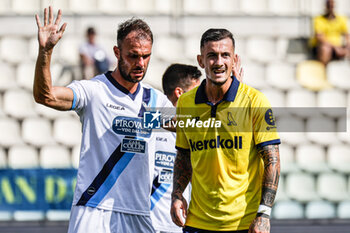 2023-09-23 - Davide Guglielmotti (Lecco) and Jacopo Manconi (Modena) - MODENA FC VS LECCO 1912 - ITALIAN SERIE B - SOCCER