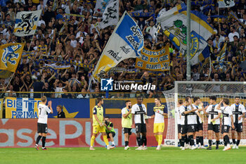 2023-09-27 - Parma Calcio celebrates the victory - PARMA CALCIO VS SSC BARI - ITALIAN SERIE B - SOCCER