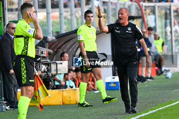 01/10/2023 - Pierpaolo Bisoli head coach of Sudtirol F.C. shows his disappointment during the Italian Serie BKT soccer match Palermo F.C. vs. F.C. Sudtirol at the Renzo Barbera Stadium, Palermo, Italy, 1st of October 2023 - PALERMO FC VS FC SüDTIROL - SERIE B - CALCIO