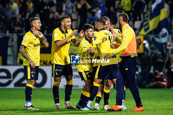 2023-10-29 - Modena celebrates after scoring the gol of 2-0 - MODENA FC VS TERNANA CALCIO - ITALIAN SERIE B - SOCCER