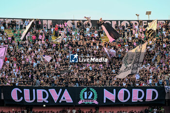 2023-10-29 - Palermo F.C. supporters during the Italian Serie BKT soccer match Palermo F.C. vs. LEcco 1912 at the Renzo Barbera Stadium, Palermo, Italy, 29th of October 2023 - PALERMO FC VS LECCO 1912 - ITALIAN SERIE B - SOCCER