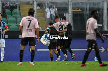 2023-10-29 - Palermo F.C.’s Aljosa Vasic exit from the field for a serious injury during the Italian Serie BKT soccer match Palermo F.C. vs. LEcco 1912 at the Renzo Barbera Stadium, Palermo, Italy, 29th of October 2023 - PALERMO FC VS LECCO 1912 - ITALIAN SERIE B - SOCCER
