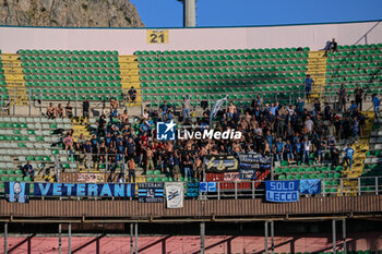 2023-10-29 - Lecco 1912 supporters during the Italian Serie BKT soccer match Palermo F.C. vs. LEcco 1912 at the Renzo Barbera Stadium, Palermo, Italy, 29th of October 2023 - PALERMO FC VS LECCO 1912 - ITALIAN SERIE B - SOCCER