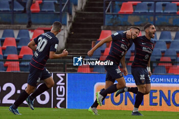 2023-11-11 - Cosenza's Idriz Voca celebrate gol during Serie B match Cosenza vs Reggiana at the San Vito-Marulla stadium in Cosenza, Italy on November 11, 2023 
 - COSENZA CALCIO VS AC REGGIANA - ITALIAN SERIE B - SOCCER