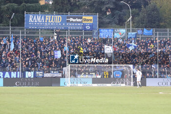 2023-11-12 - Fans of Lecco celebrates after scoring a goal during the Serie BKT match between Lecco and Parma at Stadio Mario Rigamonti-Mario Ceppi on November 12, 2023 in Lecco, Italy.
(Photo by Matteo Bonacina/LiveMedia) - LECCO 1912 VS PARMA CALCIO - ITALIAN SERIE B - SOCCER