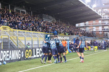 2023-11-12 - Team of Lecco celebrates after scoring a goal during the Serie BKT match between Lecco and Parma at Stadio Mario Rigamonti-Mario Ceppi on November 12, 2023 in Lecco, Italy.
(Photo by Matteo Bonacina/LiveMedia) - LECCO 1912 VS PARMA CALCIO - ITALIAN SERIE B - SOCCER