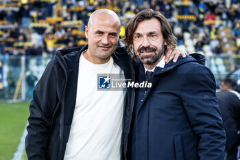 2023-11-11 - Andrea Pirlo (Sampdoria) and Paolo Bianco (Modena) - MODENA FC VS UC SAMPDORIA - ITALIAN SERIE B - SOCCER