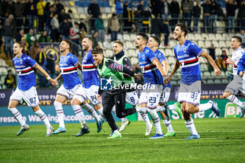 2023-11-11 - Sampdoria celebrates the victory - MODENA FC VS UC SAMPDORIA - ITALIAN SERIE B - SOCCER