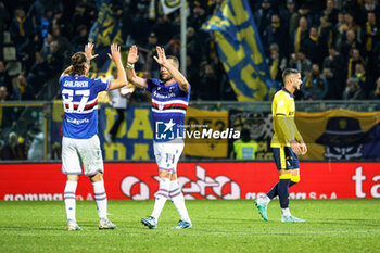 2023-11-11 - Sampdoria celebrates the victory - MODENA FC VS UC SAMPDORIA - ITALIAN SERIE B - SOCCER