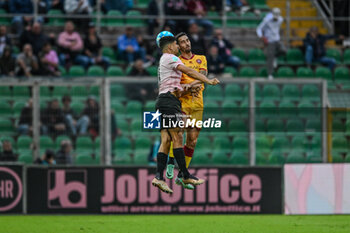 2023-11-12 - Giuseppe Aurelio (Palermo F.C.) in action against Alessandro Salvi (A.S. Cittadella) during the Italian Serie BKT match between Palermo F.C. vs Cittadella on 2th November 2023 at the Renzo Barbera stadium in Palermo, Italy - PALERMO FC VS AS CITTADELLA - ITALIAN SERIE B - SOCCER