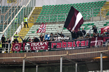 2023-11-12 - A.S. Cittadella supporters during the Italian Serie BKT match between Palermo F.C. vs Cittadella on 2th November 2023 at the Renzo Barbera stadium in Palermo, Italy - PALERMO FC VS AS CITTADELLA - ITALIAN SERIE B - SOCCER