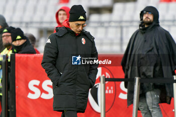 2023-11-25 - coach Pasquale Marino of SSC Bari disappointment - SSC BARI VS VENEZIA FC - ITALIAN SERIE B - SOCCER