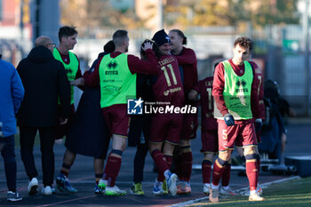2023-11-25 - Filippo Pittarello (A. S. Cittadella) Celebrates after scoring a goal with teammate - AS CITTADELLA VS FC SüDTIROL - ITALIAN SERIE B - SOCCER