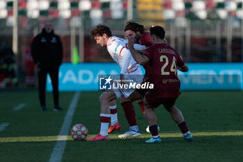 2023-11-25 - Andrea Cisco (FC Sudtirol) hindered by Lorenzo Carissoni (A. S. Cittadella) - AS CITTADELLA VS FC SüDTIROL - ITALIAN SERIE B - SOCCER
