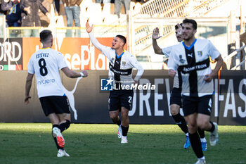 2023-11-25 - Anthony Partipilo (Parma) celebrates after scoring the gol - PARMA CALCIO VS MODENA FC - ITALIAN SERIE B - SOCCER