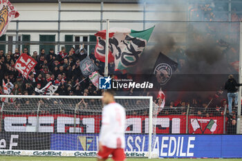 2023-12-03 - Fans of Bari during the Serie BKT match between Lecco and Bari at Stadio Mario Rigamonti-Mario Ceppi on December 3, 2023 in Lecco, Italy.
(Photo by Matteo Bonacina/LiveMedia) - LECCO 1912 VS SSC BARI - ITALIAN SERIE B - SOCCER
