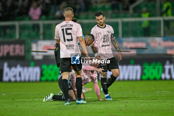 2023-12-01 - Fabio Lucioni (Palermo F.C.) shows his disappointment during the Italian Serie BKT match between Palermo F.C. vs. U.S. Catanzaro on 1st December 2023 at the Renzo Barbera Stadium in Palermo, Italy - PALERMO FC VS US CATANZARO - ITALIAN SERIE B - SOCCER