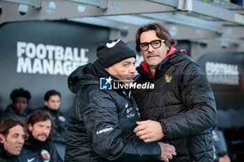 2023-12-02 - Paolo Vanoli (Venezia) and Fabrizio Castori (Ascoli coach) - VENEZIA FC VS ASCOLI CALCIO - ITALIAN SERIE B - SOCCER