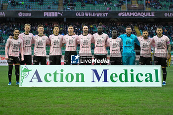 2023-12-16 - Palermo F.C. for team photo lined up during the Italian Serie BKT match between Palermo F.C. vs. Pisa U.S. 1909 at the Renzo Barbera Stadium in Palermo, Italy - PALERMO FC VS AC PISA - ITALIAN SERIE B - SOCCER