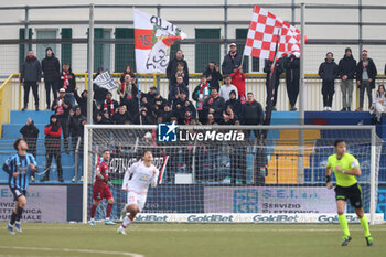 2023-12-26 - Fans of Sudtirol during the Serie BKT match between Lecco and Sudtirol at Stadio Mario Rigamonti-Mario Ceppi on December 26, 2023 in Lecco, Italy.
(Photo by Matteo Bonacina/LiveMedia) - LECCO 1912 VS FC SüDTIROL - ITALIAN SERIE B - SOCCER